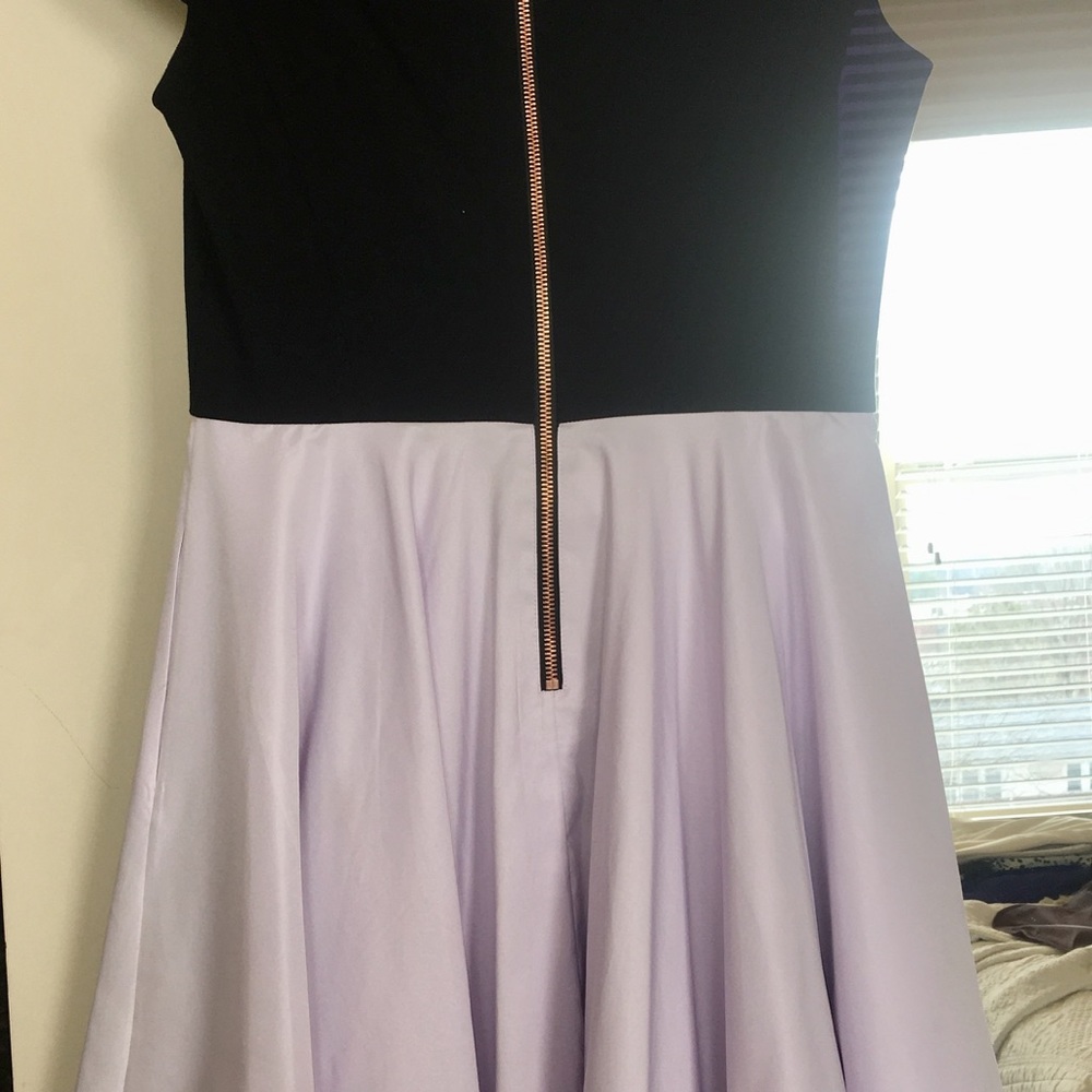 Ted Baker Women's Purple Dress - Pataj Color Block - Picture 4 of 6